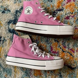 Platform Pink Converse